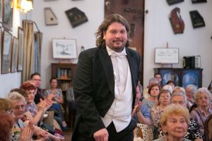 1208th Liszt Evening - Rafal Majzner, Music and Literature Club in Wrocław, 13rd May 2016. <br> Photo by Andrzej Solnica.